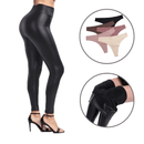 Calça Legging de Couro Feminino - LuxeFit