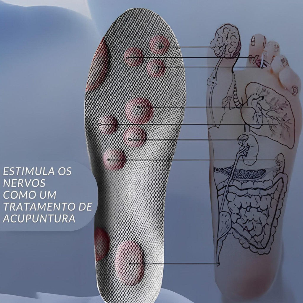 Palmilha Ortopédica Anti-Impacto - Vison