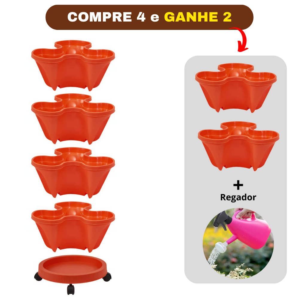 Kit de Vasos para Jardim - Empory