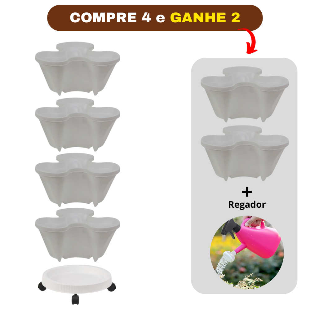 Kit de Vasos para Jardim - Empory