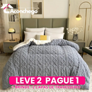 [Leve 2 Pague 1] Roupa de Cama Noite Serena (Conforto absoluto com estilo que impressiona!) +3 BRINDES: 2 Capas de Travesseiro e Edredom