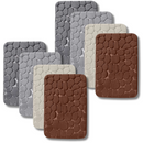 Kit com 4 Tapete Antiderrapante Ultra Absorvente - Dryflex