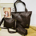 Kit 3 Bolsas de Couro Grande | Média | Pequena - Monalisa