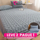 [Leve 2 Pague 1] Roupa de Cama Aconchego em Algodão (Sensação Única de Conforto e Elegância!) +BRINDES: 2 Capas Para Travesseiros