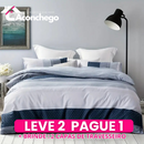 [Leve 2 Pague 1] Roupa de Cama Florença em Tecido Nobre (Charme Clássico com Toque Suave!) +3 BRINDES: 2 Capas de Travesseiro e Edredom