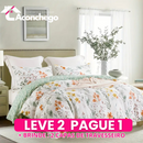 [Leve 2 Pague 1] Roupa de Cama Florença em Tecido Nobre (Charme Clássico com Toque Suave!) +3 BRINDES: 2 Capas de Travesseiro e Edredom