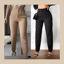 2 Calças Sociais de Alfaiataria com Elastano - Shara