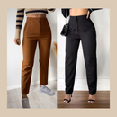 2 Calças Sociais de Alfaiataria com Elastano - Shara