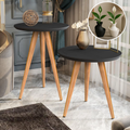 2 Conjunto de Mesas Laterais + Kit Vasos de Brinde - Fratemax