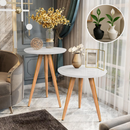 Conjunto de Mesas Laterais Rendonda + Kit Vasos de Brinde - Classic