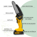 Mini Moto Serra a Bateria 21V Recarregável - The Black Tools