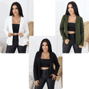 Kit 3 Blazer Social em Neoprene Feminino - Saphira