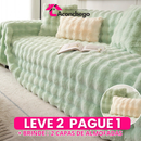 [Leve 2 Pague 1] Capa de Sofá D’ior em Tecido Nobre (Transformação 5 Estrelas!) +2 BRINDES: 2 Almofadas