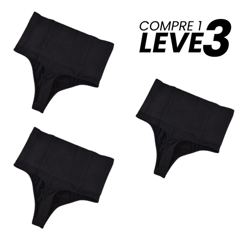 Kit com 3 Calcinhas Modeladora Feminina - ShapeMax