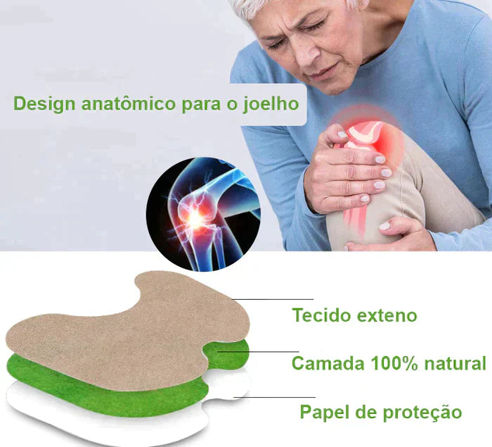 Kit com 100 Adesivos Para Dores - AlivioFix
