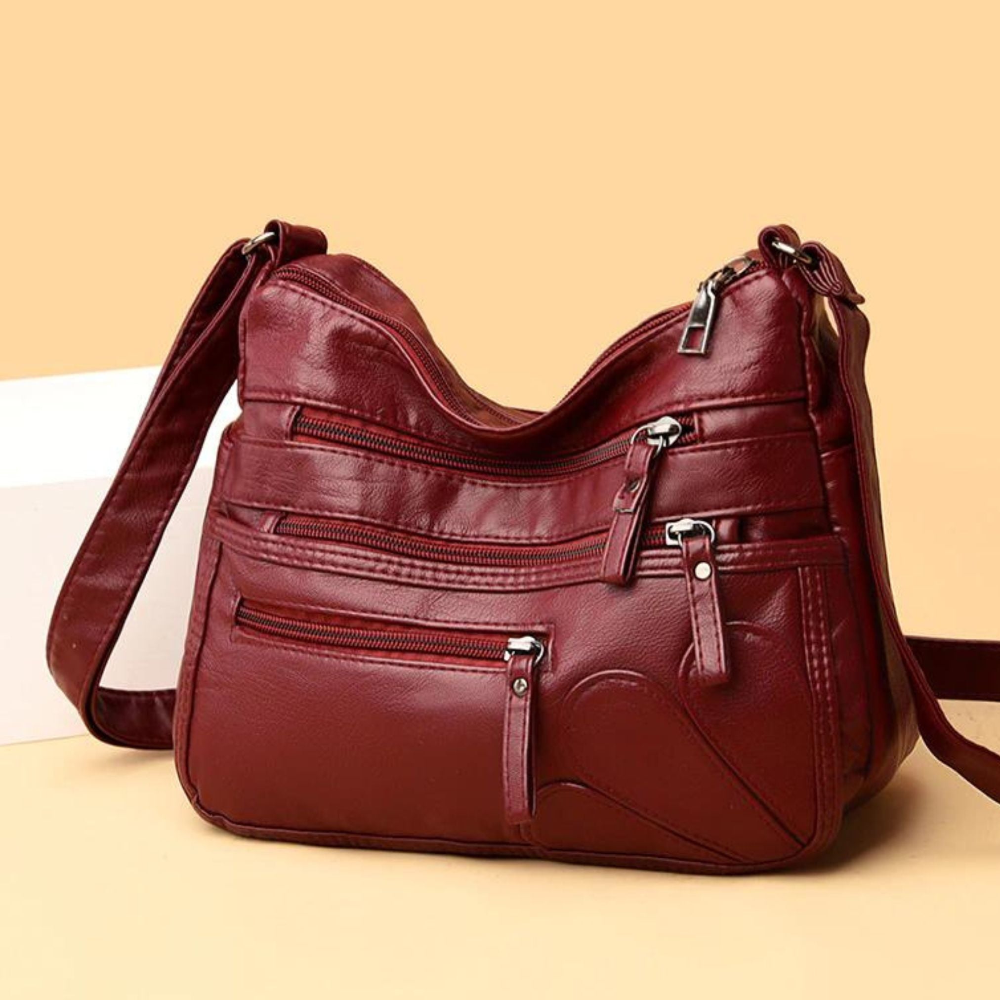 Bolsa Transversal Feminina em Couro Genuino - Stephan