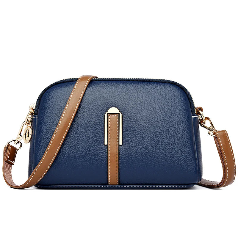 Bolsa Feminina Transversal em Couro Genuino - Lovy