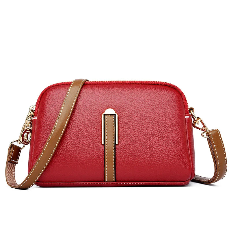 Bolsa Feminina Transversal em Couro Genuino - Lovy
