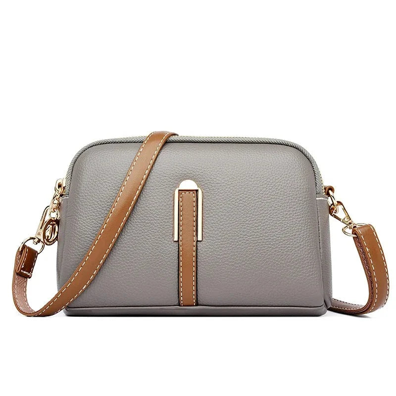 Bolsa Feminina Transversal em Couro Genuino - Lovy
