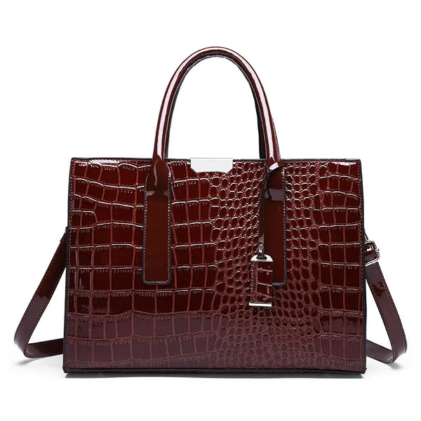 Bolsa Feminina Grande Croco