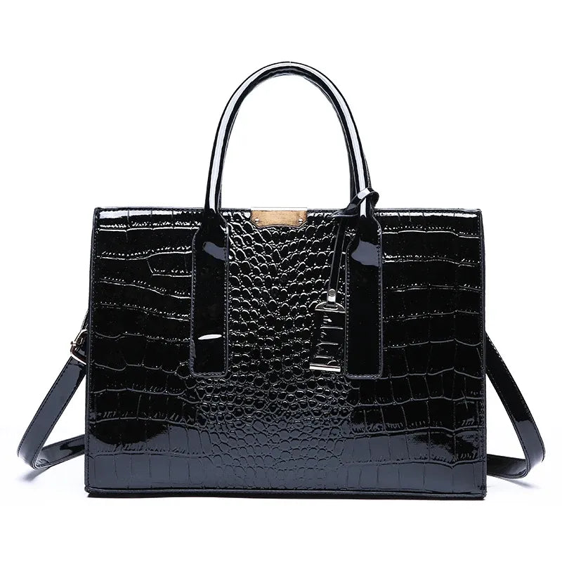 Bolsa Feminina Grande Croco