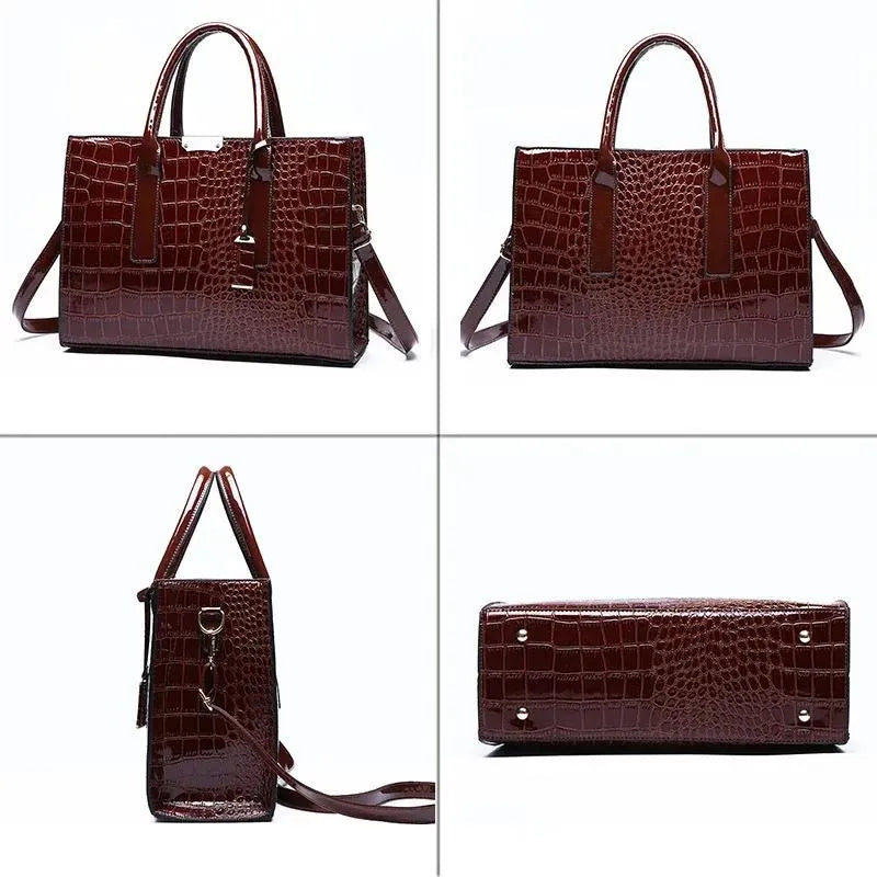 Bolsa Feminina Grande Croco