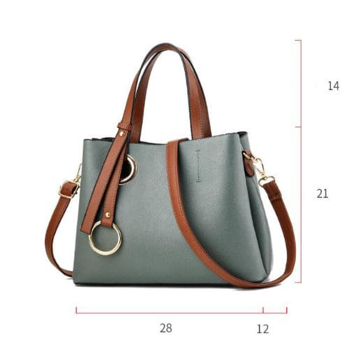 Bolsa Tote de Couro Vintage Luccy