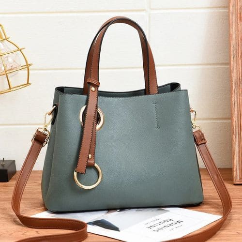 Bolsa Tote de Couro Vintage Luccy