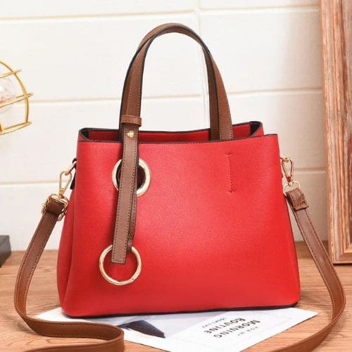 Bolsa Tote de Couro Vintage Luccy