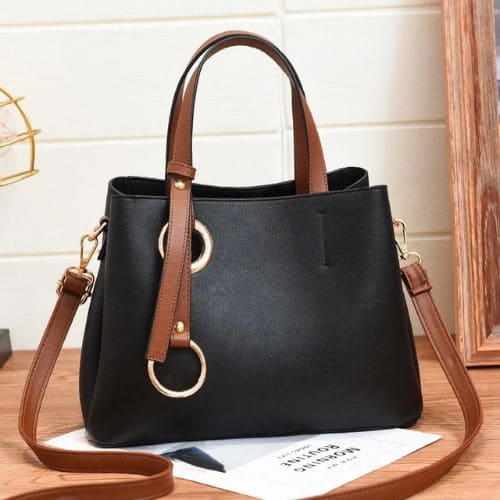 Bolsa Tote de Couro Vintage Luccy