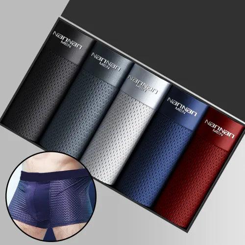 [COMPRE 5 LEVE 10] Kit Cuecas de Fibra de Bambu Masculino + Brinde - SkyFlesh