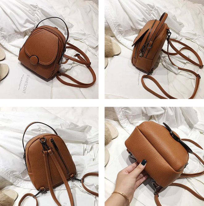 Mochila Feminina em Couro Genuino - Felyciia