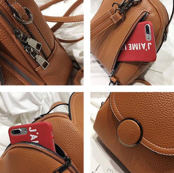 Mochila Feminina em Couro Genuino - Felyciia
