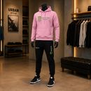 Conjunto Moleton Flanelado Unissex Com Capuz - Monster