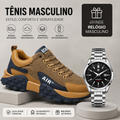 Tênis Esportivo Masculino Ecke + Relógio