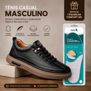 Tênis de Couro Italiano Masculino - Eleganza