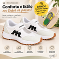 Tênis Casual Feminino Confortável Vellune + Palmilha de Brinde