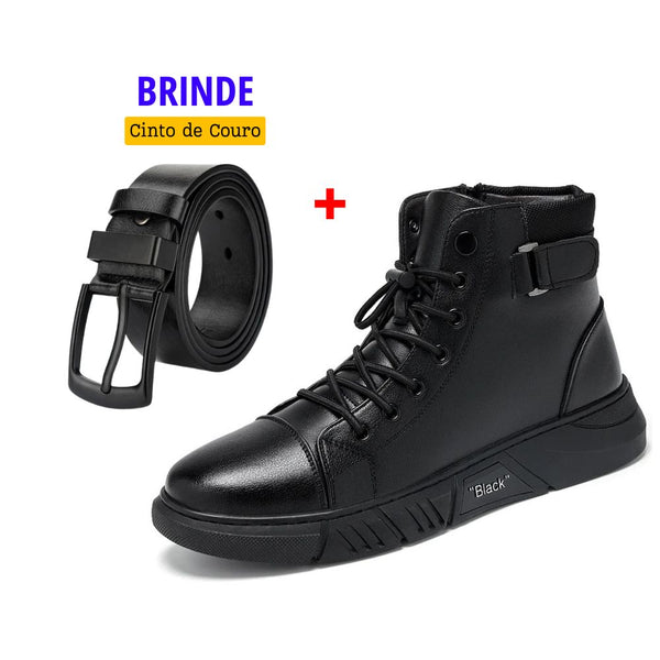 Bota de Couro Legítimo Masculino - Durazzo