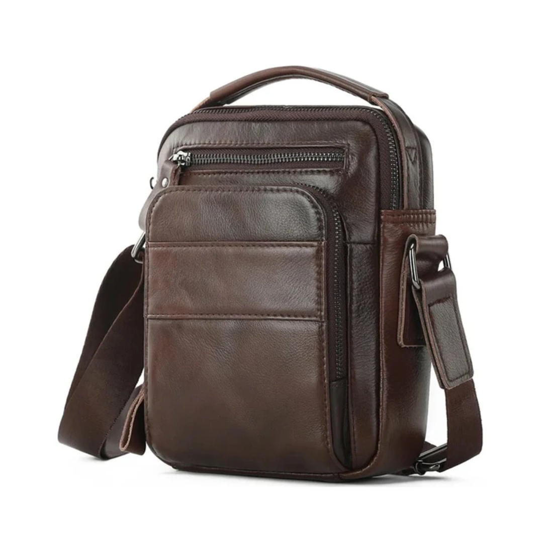 Bolsa de Ombro em Couro Genuino -  Genvie