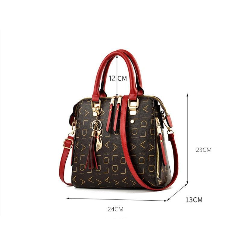 Bolsa Feminina em Couro Genuíno - Luxury + Chaveiro de Brinde
