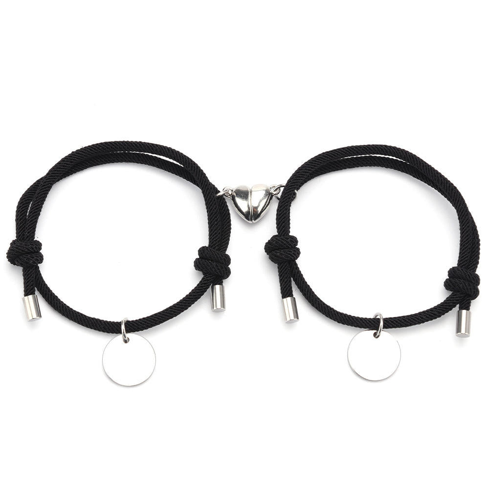 Kit 2 Pulseiras Magnéticas da Amizade - Caffes