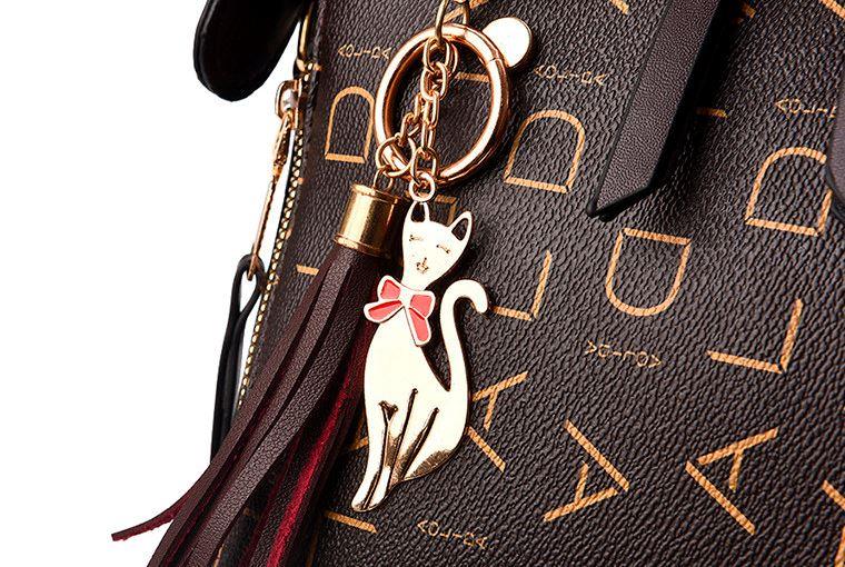 Bolsa Feminina em Couro Genuíno - Luxury + Chaveiro de Brinde