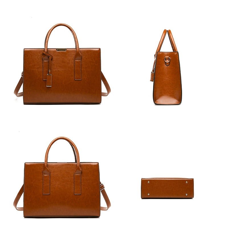 Conjunto Feminino em Couro Bolsa + 2 Carteira - Baggi