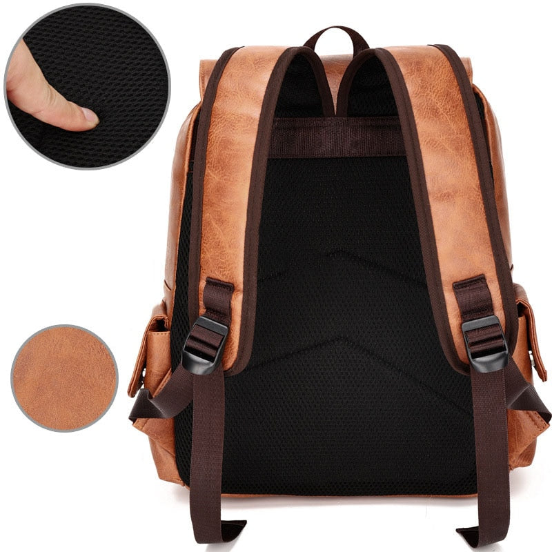 Mochila em Couro Legítimo - Travel
