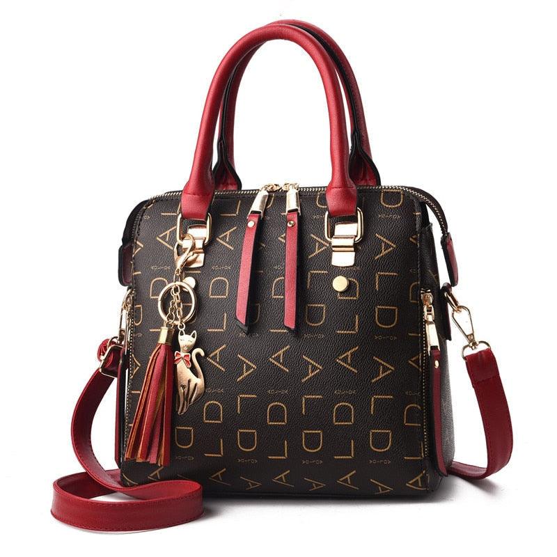 Bolsa Feminina em Couro Genuíno - Luxury + Chaveiro de Brinde