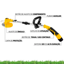 Roçadeira de Grama Recarregável + Acessórios - WAP