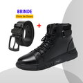 Bota de Couro Masculina - Iron Black