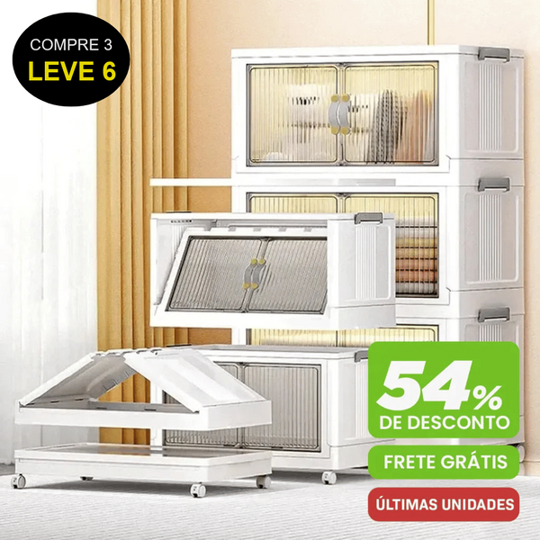 Kit com 6 Armários Dobrável - RoyalBox