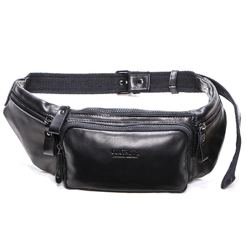 Bolsa Cintura De Couro Genuino - Arman