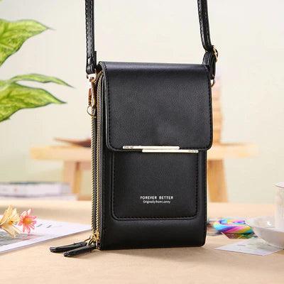 Bolsa de Couro Legítimo Forever Better™  - Porta Celular Premium